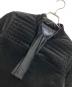 ARMANI JEANS (アルマーニジーンズ) ベロアキルティングジャケット ブラック サイズ:USA 8 / EU 44：5000円