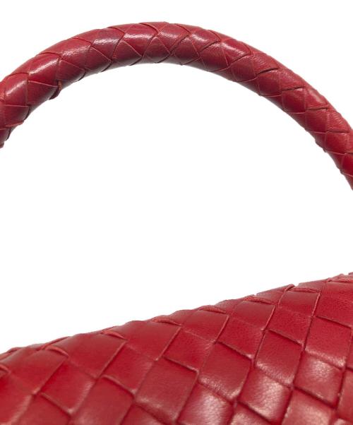 BOTTEGA VENETA（ボッテガベネタ）BOTTEGA VENETA (ボッテガベネタ) ハンドバッグ レッドの古着・服飾アイテム