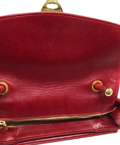 BOTTEGA VENETA（ボッテガベネタ）BOTTEGA VENETA (ボッテガベネタ) ハンドバッグ レッドの古着・服飾アイテム