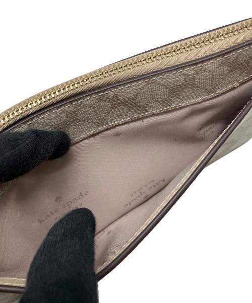 Kate Spade（ケイトスペード）Kate Spade (ケイトスペード) ポーチ ベージュの古着・服飾アイテム