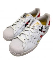 adidas×DISNEY（アディダス×ディズニー）の古着「SUPERSTAR」｜ホワイト×レッド