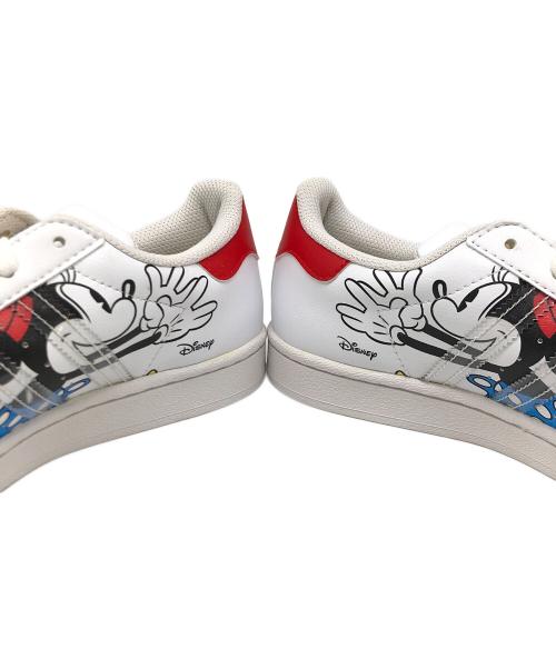 adidas（アディダス）adidas (アディダス) DISNEY (ディズニー) SUPERSTAR ホワイト×レッド サイズ:US 6の古着・服飾アイテム