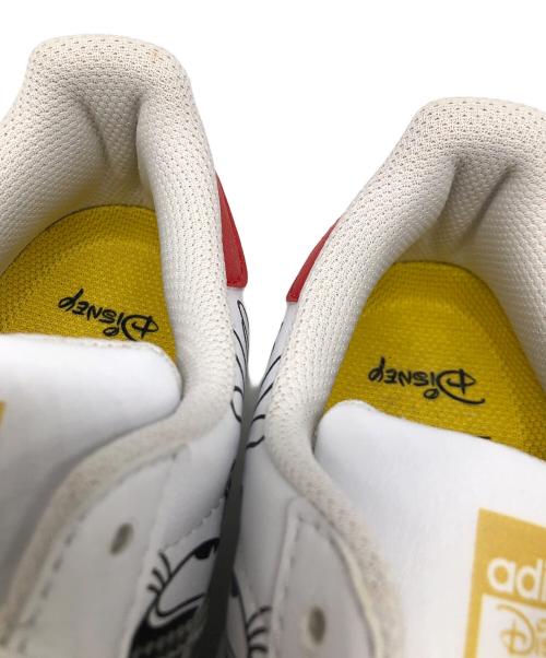adidas（アディダス）adidas (アディダス) DISNEY (ディズニー) SUPERSTAR ホワイト×レッド サイズ:US 6の古着・服飾アイテム