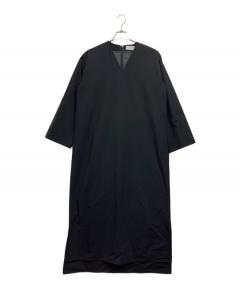 中古・古着通販】HYKE (ハイク) 長袖ワンピース ブラック サイズ:1