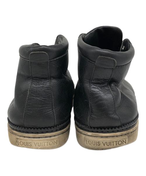 LOUIS VUITTON（ルイ ヴィトン）LOUIS VUITTON (ルイ ヴィトン) レザースニーカー ブラック サイズ:6の古着・服飾アイテム
