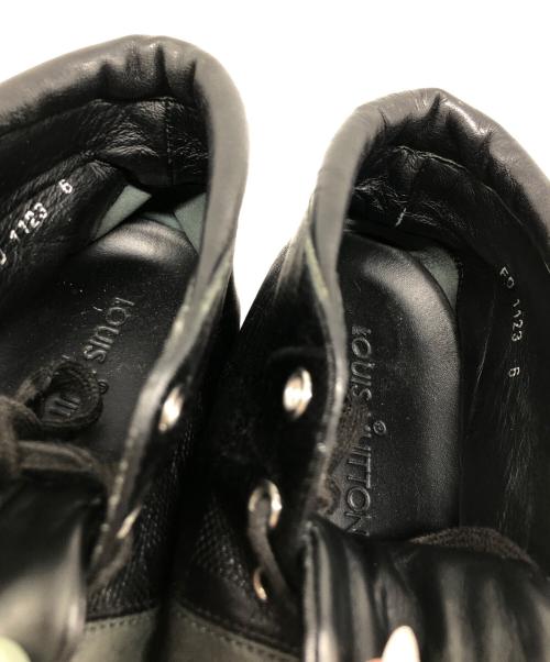 LOUIS VUITTON（ルイ ヴィトン）LOUIS VUITTON (ルイ ヴィトン) レザースニーカー ブラック サイズ:6の古着・服飾アイテム