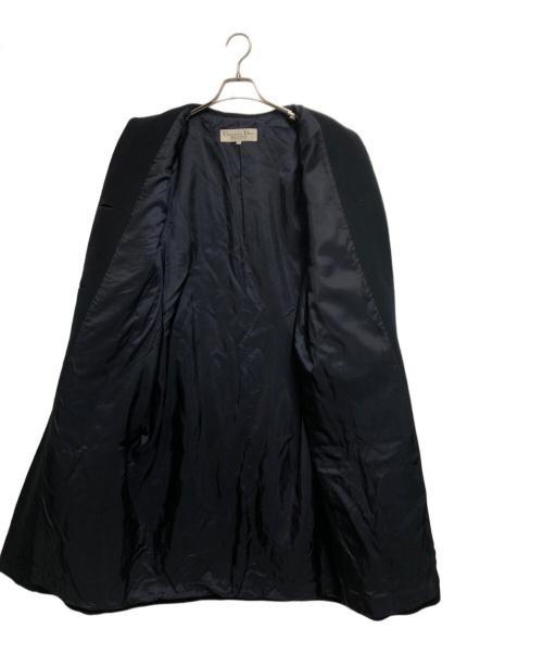 Christian Dior（クリスチャン ディオール）Christian Dior (クリスチャン ディオール) チェスターコート ブラック サイズ:9の古着・服飾アイテム