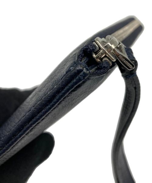 PELLE MORBIDA（ペッレモルビダ）PELLE MORBIDA (ペッレモルビダ) 長財布 ネイビーの古着・服飾アイテム