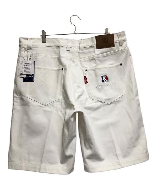 KARL KANI（カールカナイ）KARL KANI (カールカナイ) ハーフパンツ ホワイト サイズ:110 未使用品の古着・服飾アイテム
