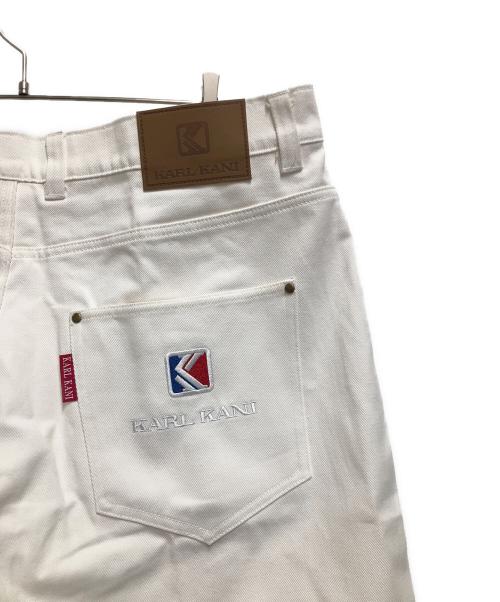 KARL KANI（カールカナイ）KARL KANI (カールカナイ) ハーフパンツ ホワイト サイズ:110 未使用品の古着・服飾アイテム