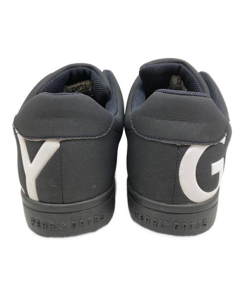 PEARLY GATES（パーリーゲイツ）PEARLY GATES (パーリーゲイツ) ゴルフシューズ ブラック サイズ:23.5の古着・服飾アイテム