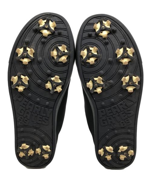 PEARLY GATES（パーリーゲイツ）PEARLY GATES (パーリーゲイツ) ゴルフシューズ ブラック サイズ:23.5の古着・服飾アイテム