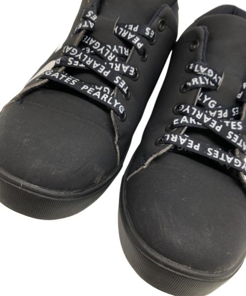 PEARLY GATES（パーリーゲイツ）PEARLY GATES (パーリーゲイツ) ゴルフシューズ ブラック サイズ:23.5の古着・服飾アイテム