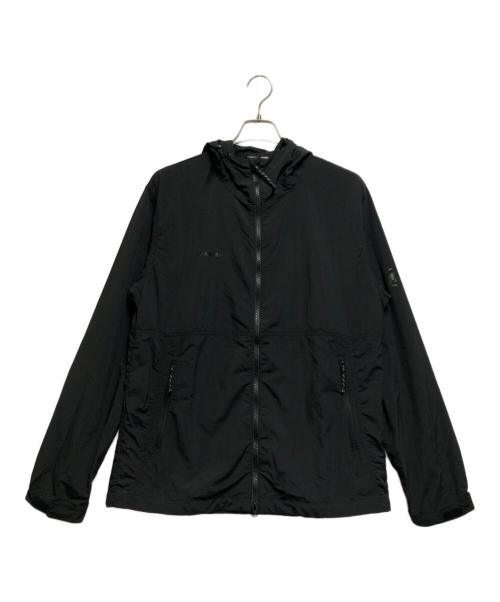 MAMMUT（マムート）MAMMUT (マムート) ハイキング ウィンドブレーカー フーデッド ジャケット ブラック サイズ:USA　Ｌの古着・服飾アイテム