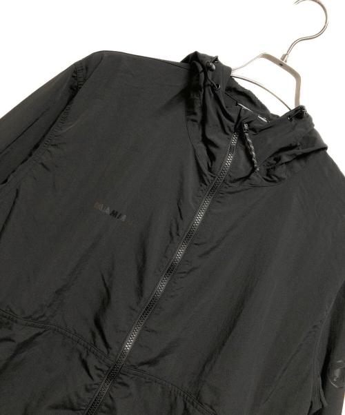 MAMMUT（マムート）MAMMUT (マムート) ハイキング ウィンドブレーカー フーデッド ジャケット ブラック サイズ:USA　Ｌの古着・服飾アイテム