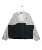 NIKEナイキ）の古着「マリーナ アノラック プルオーバー」｜ライトグレー×ブラック