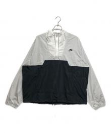 NIKE（ナイキ）の古着「マリーナ アノラック プルオーバー」｜ライトグレー×ブラック