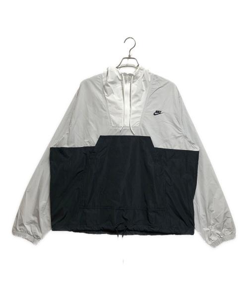 NIKE（ナイキ）NIKE (ナイキ) マリーナ アノラック プルオーバー ライトグレー×ブラック サイズ:XLの古着・服飾アイテム