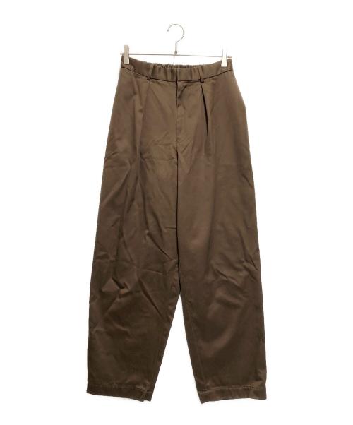MARKAWARE（マーカウェア）MARKAWARE (マーカウェア) PEGTOP TROUSERS ブラウン サイズ:3の古着・服飾アイテム