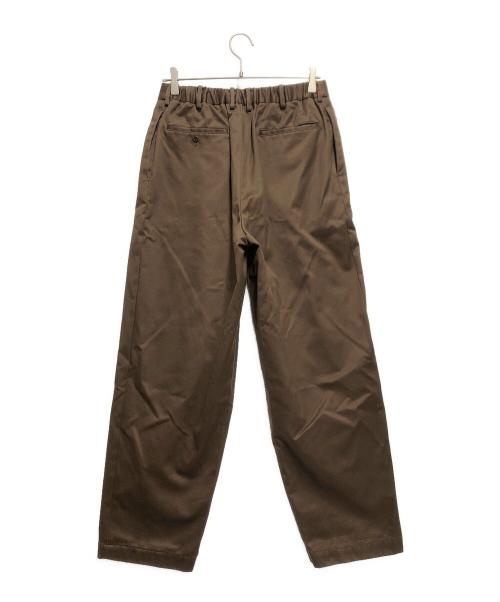 MARKAWARE（マーカウェア）MARKAWARE (マーカウェア) PEGTOP TROUSERS ブラウン サイズ:3の古着・服飾アイテム