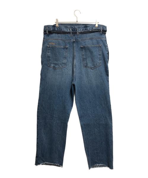 LITKOVSKA（リトコフスカヤ）LITKOVSKA (リトコフスカヤ) FOLD WST ドローストリング デニム インディゴ サイズ:Ｍの古着・服飾アイテム