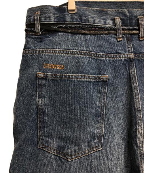LITKOVSKA（リトコフスカヤ）LITKOVSKA (リトコフスカヤ) FOLD WST ドローストリング デニム インディゴ サイズ:Ｍの古着・服飾アイテム