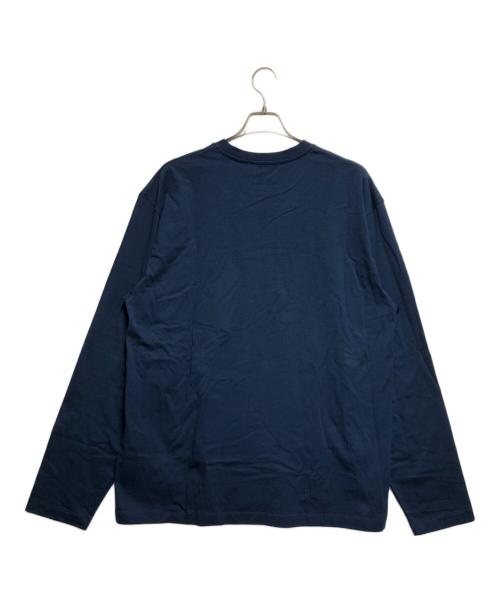 MSGM（エムエスジーエム）MSGM (エムエスジーエム) ミニロゴロングスリーブＴシャツ ネイビー サイズ:ＸＬの古着・服飾アイテム
