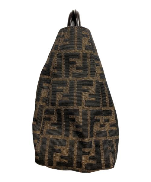 FENDI（フェンディ）FENDI (フェンディ) ズッカ柄ハンドバッグ ブラウンの古着・服飾アイテム