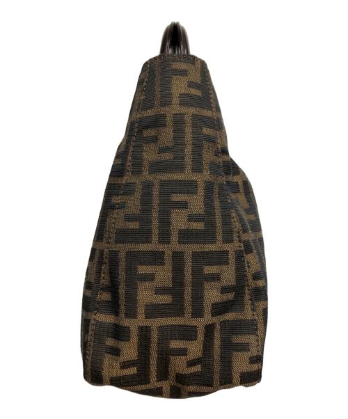 FENDI（フェンディ）FENDI (フェンディ) ズッカ柄ハンドバッグ ブラウンの古着・服飾アイテム