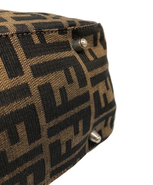 FENDI（フェンディ）FENDI (フェンディ) ズッカ柄ハンドバッグ ブラウンの古着・服飾アイテム