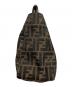 FENDI (フェンディ) ズッカ柄ハンドバッグ ブラウン：80000円