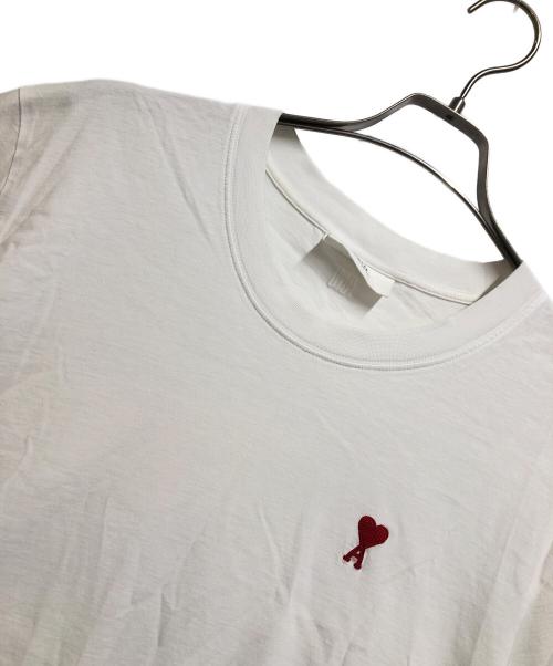 AMI Alexandre Mattiussi（アミアレクサンドルマテュッシ）AMI Alexandre Mattiussi (アミアレクサンドルマテュッシ) ハートA刺繍ロゴ 半袖Tシャツ ホワイト サイズ:XXLの古着・服飾アイテム
