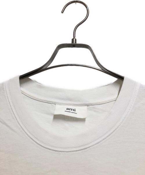 AMI Alexandre Mattiussi（アミアレクサンドルマテュッシ）AMI Alexandre Mattiussi (アミアレクサンドルマテュッシ) ハートA刺繍ロゴ 半袖Tシャツ ホワイト サイズ:XXLの古着・服飾アイテム