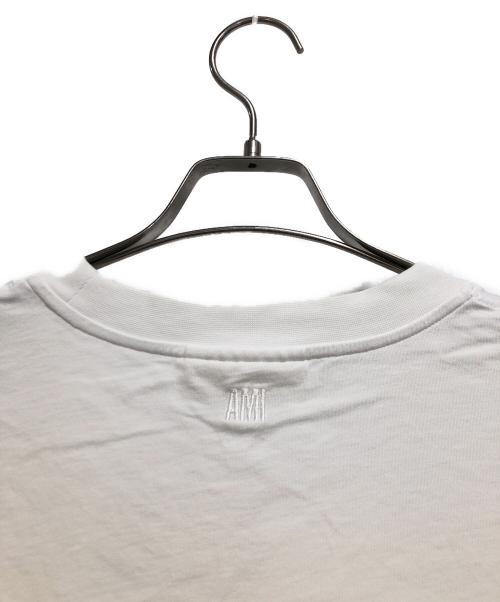 AMI Alexandre Mattiussi（アミアレクサンドルマテュッシ）AMI Alexandre Mattiussi (アミアレクサンドルマテュッシ) ハートA刺繍ロゴ 半袖Tシャツ ホワイト サイズ:XXLの古着・服飾アイテム