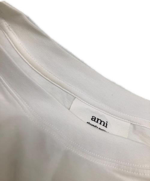 AMI Alexandre Mattiussi（アミアレクサンドルマテュッシ）AMI Alexandre Mattiussi (アミアレクサンドルマテュッシ) ハートA刺繍ロゴ 半袖Tシャツ ホワイト サイズ:XXLの古着・服飾アイテム