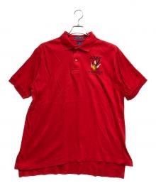 Hilton（ヒルトン）の古着「半袖ポロシャツ」｜レッド