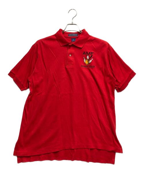 Hilton（ヒルトン）Hilton (ヒルトン) 半袖ポロシャツ レッド サイズ:Lの古着・服飾アイテム