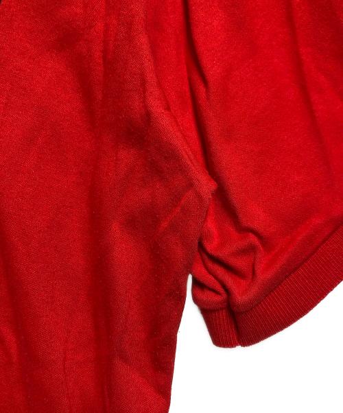 Hilton（ヒルトン）Hilton (ヒルトン) 半袖ポロシャツ レッド サイズ:Lの古着・服飾アイテム