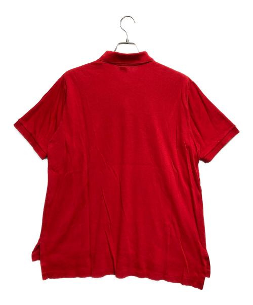 Hilton（ヒルトン）Hilton (ヒルトン) 半袖ポロシャツ レッド サイズ:Lの古着・服飾アイテム