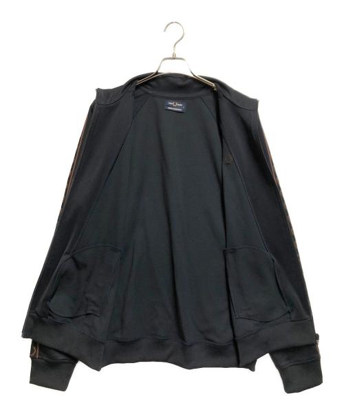 FRED PERRY（フレッドペリー）FRED PERRY (フレッドペリー) Contrast Tape Track Jacket ブラック サイズ:XLの古着・服飾アイテム