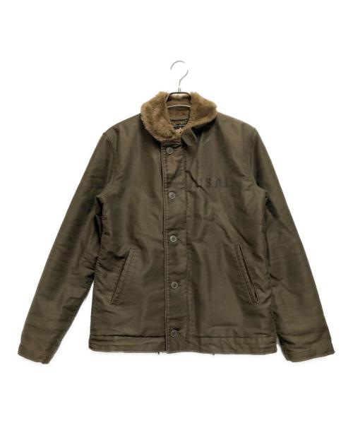 ALPHA（アルファ）ALPHA (アルファ) Ｎ-１デッキジャケット カーキ サイズ:Ｌの古着・服飾アイテム
