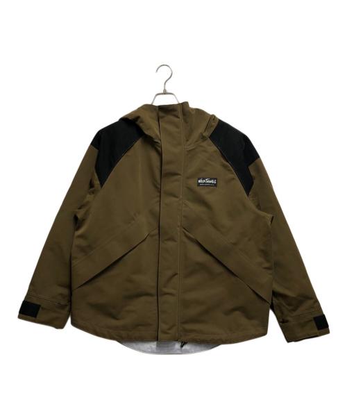 WILD THINGS（ワイルドシングス）WILD THINGS (ワイルドシングス) Adam et Rope (アダム エ ロペ) 別注TOOLSTRAP DENALI JACKET カーキ×ブラック サイズ:Mの古着・服飾アイテム