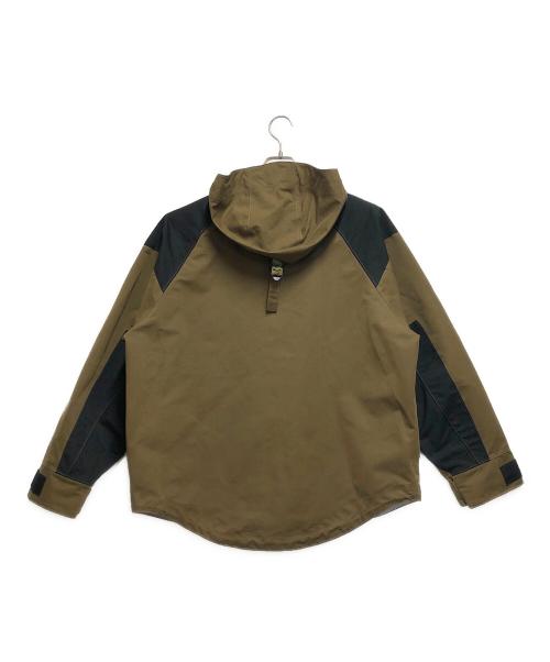 WILD THINGS（ワイルドシングス）WILD THINGS (ワイルドシングス) Adam et Rope (アダム エ ロペ) 別注TOOLSTRAP DENALI JACKET カーキ×ブラック サイズ:Mの古着・服飾アイテム