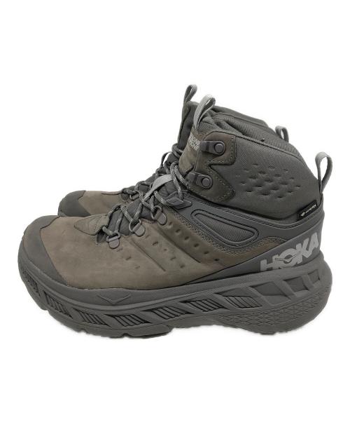 HOKAONEONE（ホカオネオネ）HOKAONEONE (ホカオネオネ) Stinson MID GTX（ステインソン ミッド GTX） グレー サイズ:US 9の古着・服飾アイテム