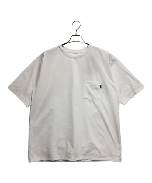 THE NORTH FACE（ザ ノース フェイス）THE NORTH FACE (ザ ノース フェイス) ショートスリーブエアリーポケットティー ホワイト サイズ:L 未使用品の古着・服飾アイテム