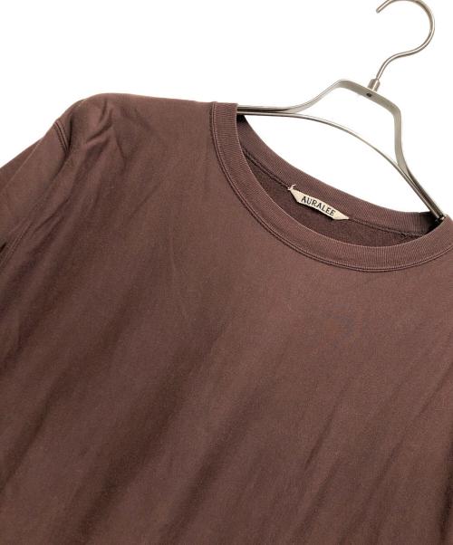 AURALEE（オーラリー）AURALEE (オーラリー) SUPER HIGH GAUGE SWEAT ブラウン サイズ:4の古着・服飾アイテム