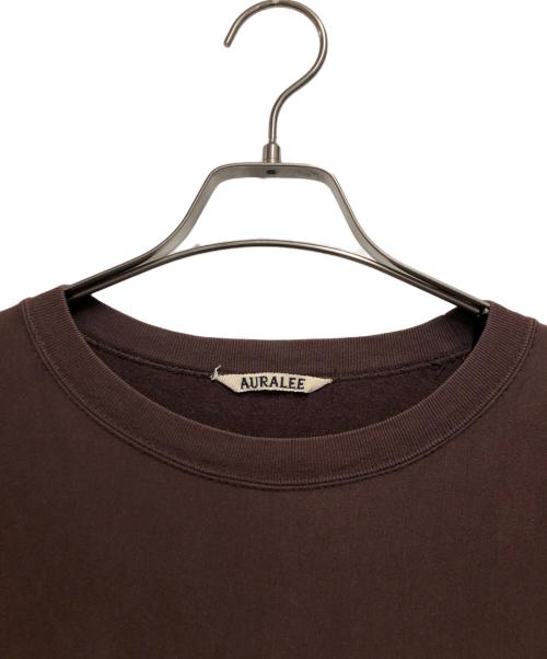 AURALEE（オーラリー）AURALEE (オーラリー) SUPER HIGH GAUGE SWEAT ブラウン サイズ:4の古着・服飾アイテム