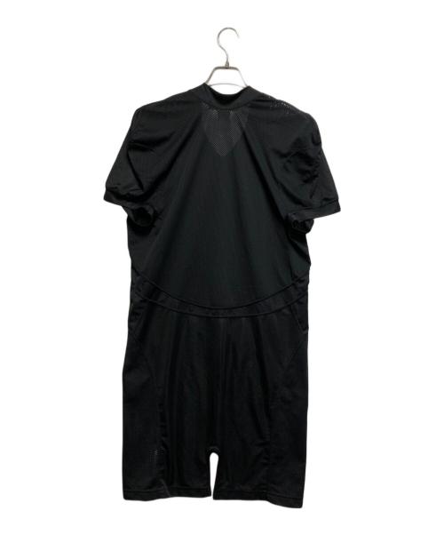 NIKE（ナイキ）NIKE (ナイキ) BLACK COMME des GARCONS (ブラックコムデギャルソン) アメフト型メッシュ半袖ワンピース ブラック サイズ:Ｍの古着・服飾アイテム