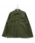 US ARMY（ユーエスアーミー）の古着「COTTON SATEEN SHIRT」｜グリーン
