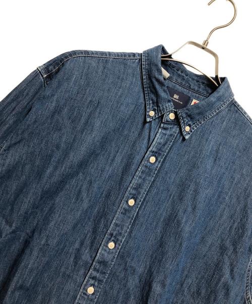 LEVI'S（リーバイス）LEVI'S (リーバイス) BLUETAB™ ボタンダウンシャツ  インディゴ サイズ:Ｌ 未使用品の古着・服飾アイテム